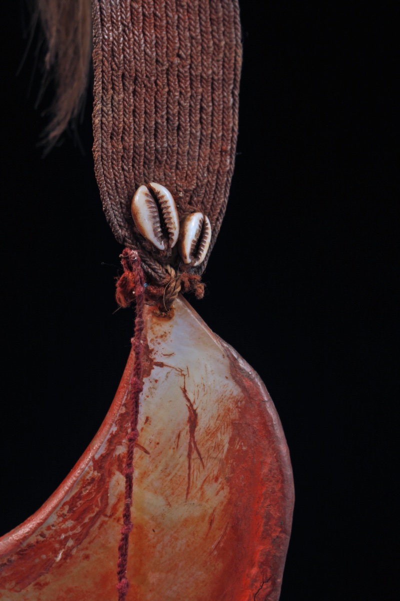 Ornement Corporel Kina, collier, Art Tribal, Art Océanien, Papouasie Nouvelle Guinée, 44 cm-photo-5