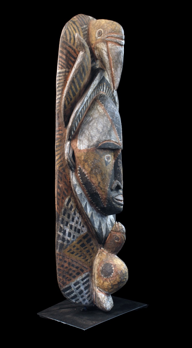 Figure d'ancêtre Abelam, art tribal, art océanien, sculpture, art du Pacifique, Océanie, 67 cm-photo-1