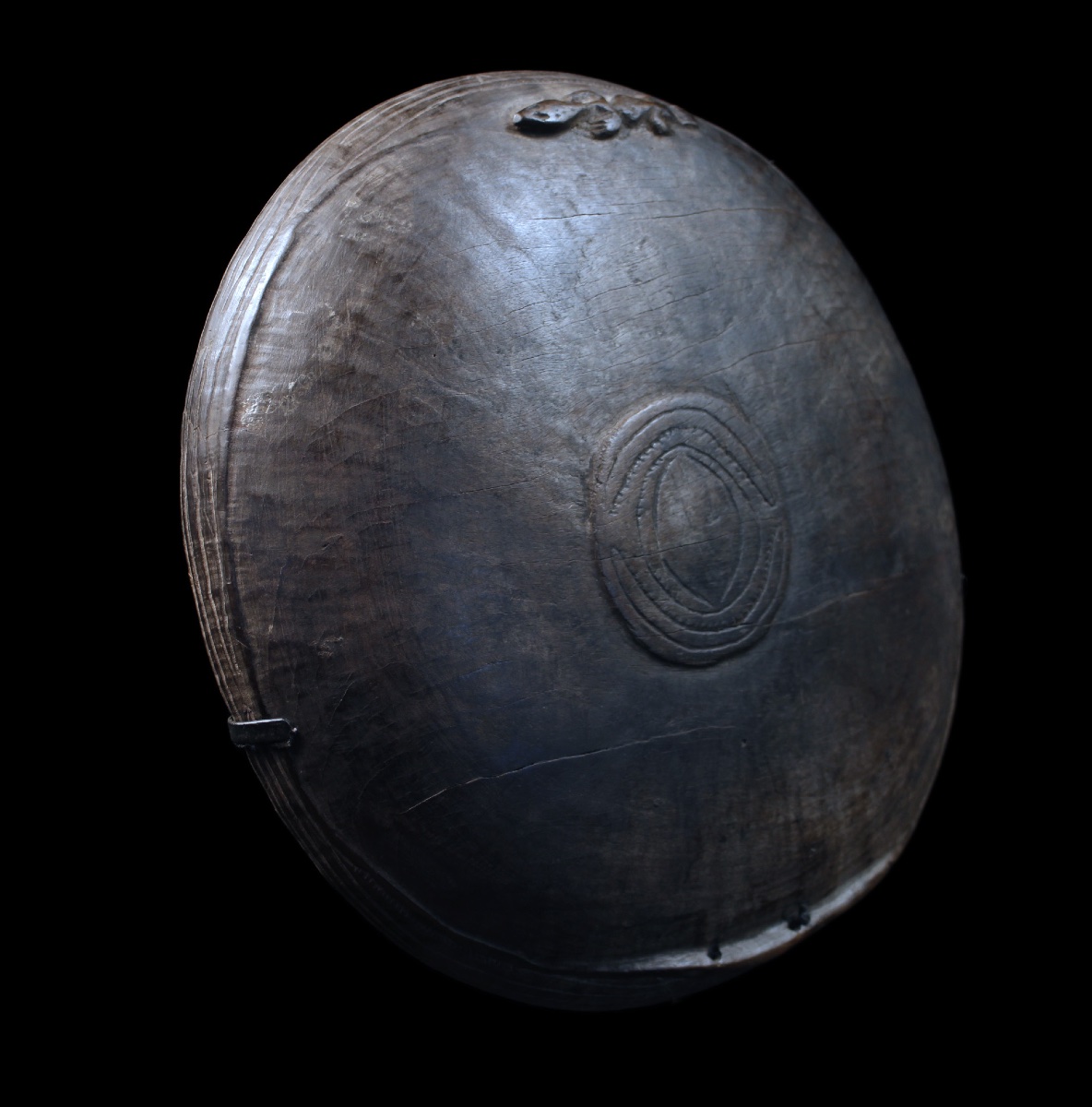 Antique Boiken Dish, Oceanic Art, Tribal Art, Papua New Guinea, Sculpture, 42 Cm-photo-1