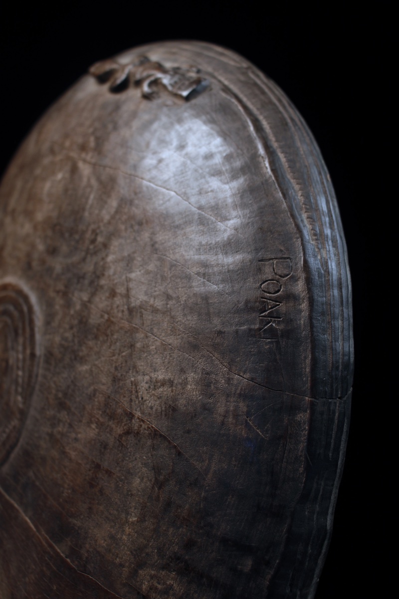 Antique Boiken Dish, Oceanic Art, Tribal Art, Papua New Guinea, Sculpture, 42 Cm-photo-3