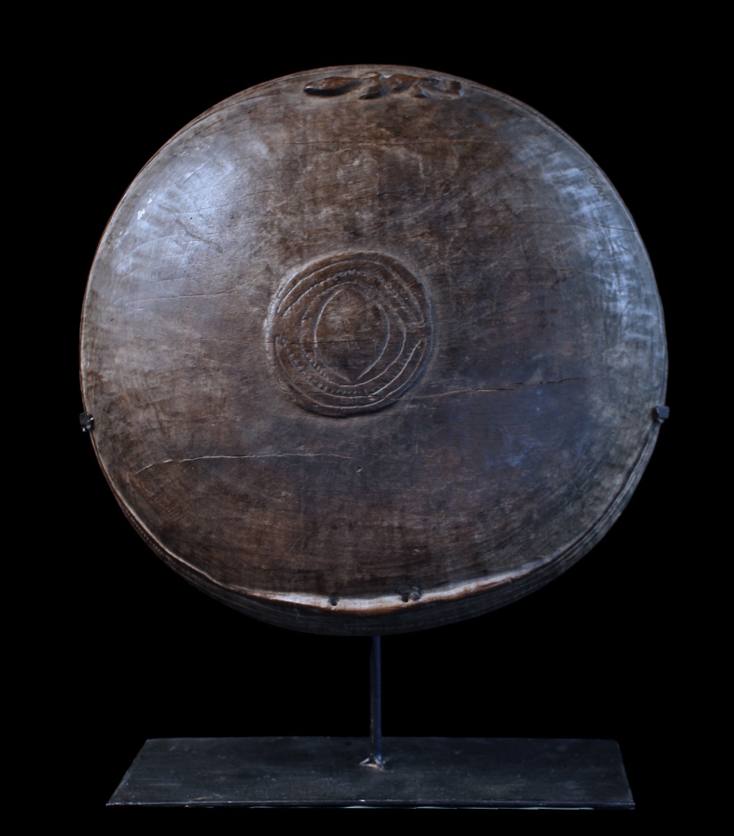 Antique Boiken Dish, Oceanic Art, Tribal Art, Papua New Guinea, Sculpture, 42 Cm