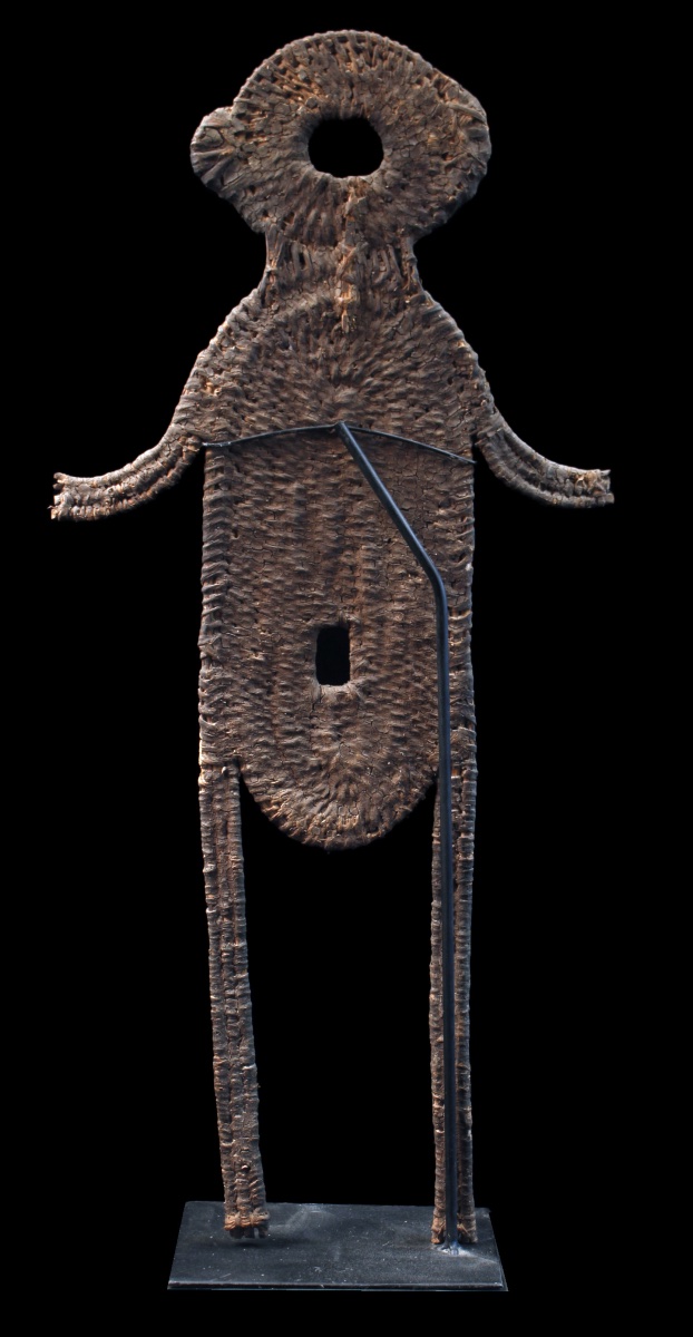 Personnege en vannerie Timbuwarra,  Art Océanien, Art Tribal, Océanie, Arts Premiers, 83,5 cm-photo-4