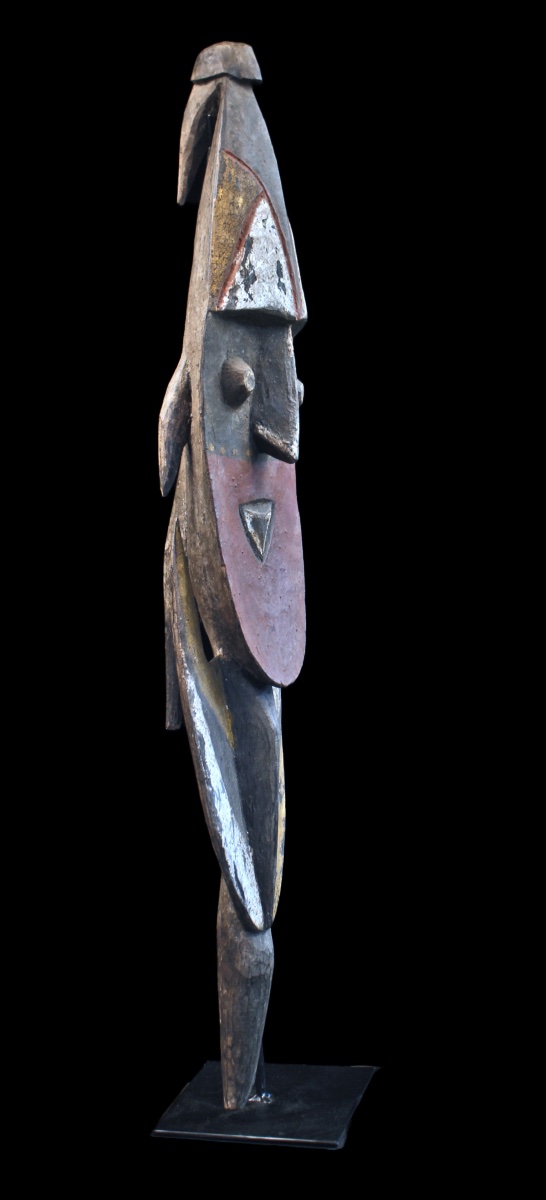 Yena Cult Figure, Papua New Guinea, Oceanic Art, Primitive Art, Tribal Art, 89 Cm-photo-3