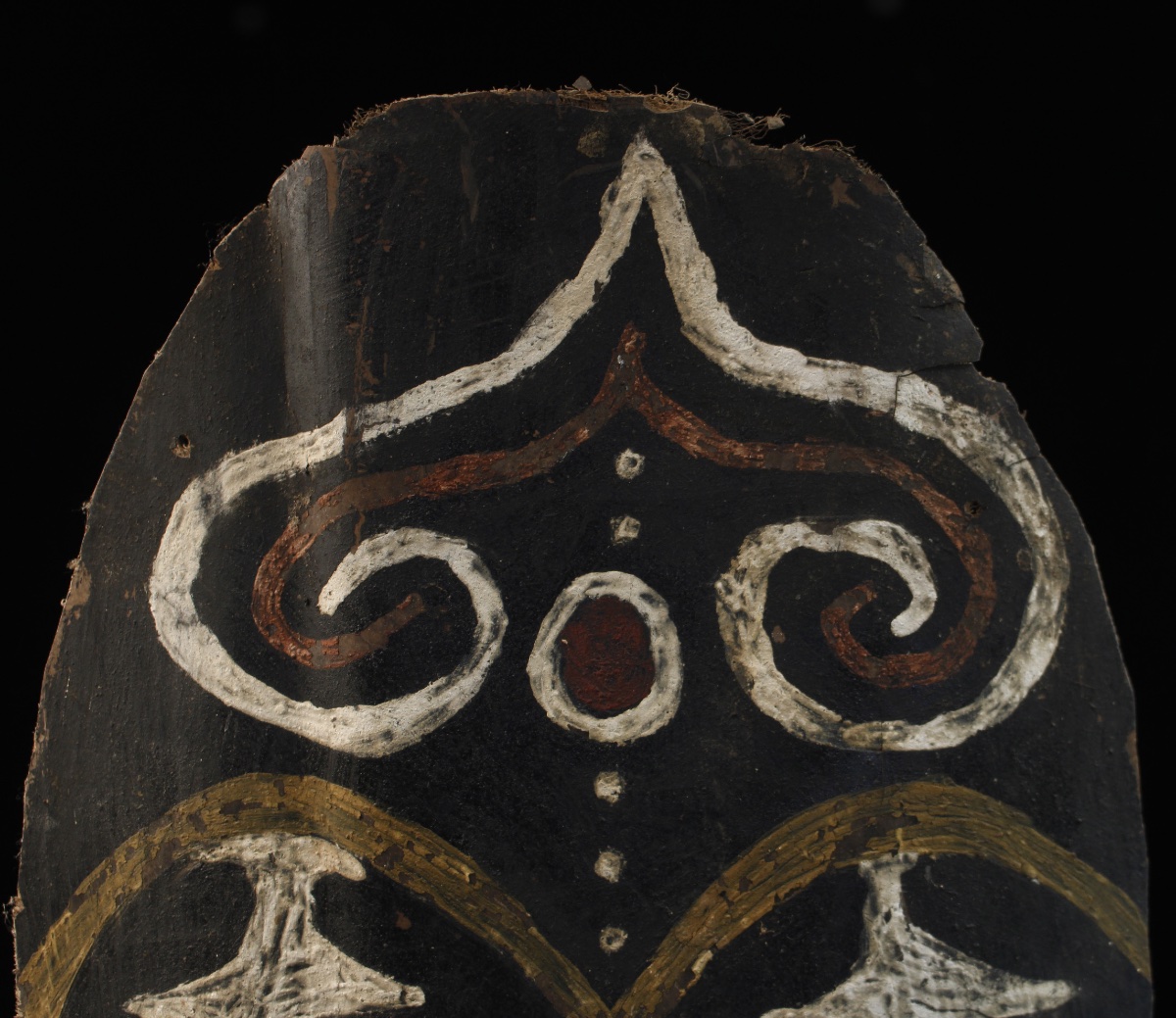 Ecorce Peinte, Art Premier, Art Océanien, Art Tribal, peinture sur écorce, 90 cm-photo-2