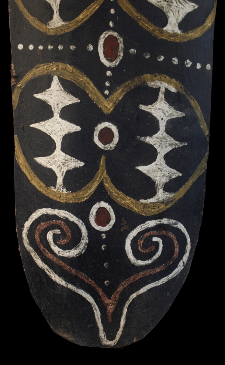 Ecorce Peinte, Art Premier, Art Océanien, Art Tribal, peinture sur écorce, 90 cm-photo-4