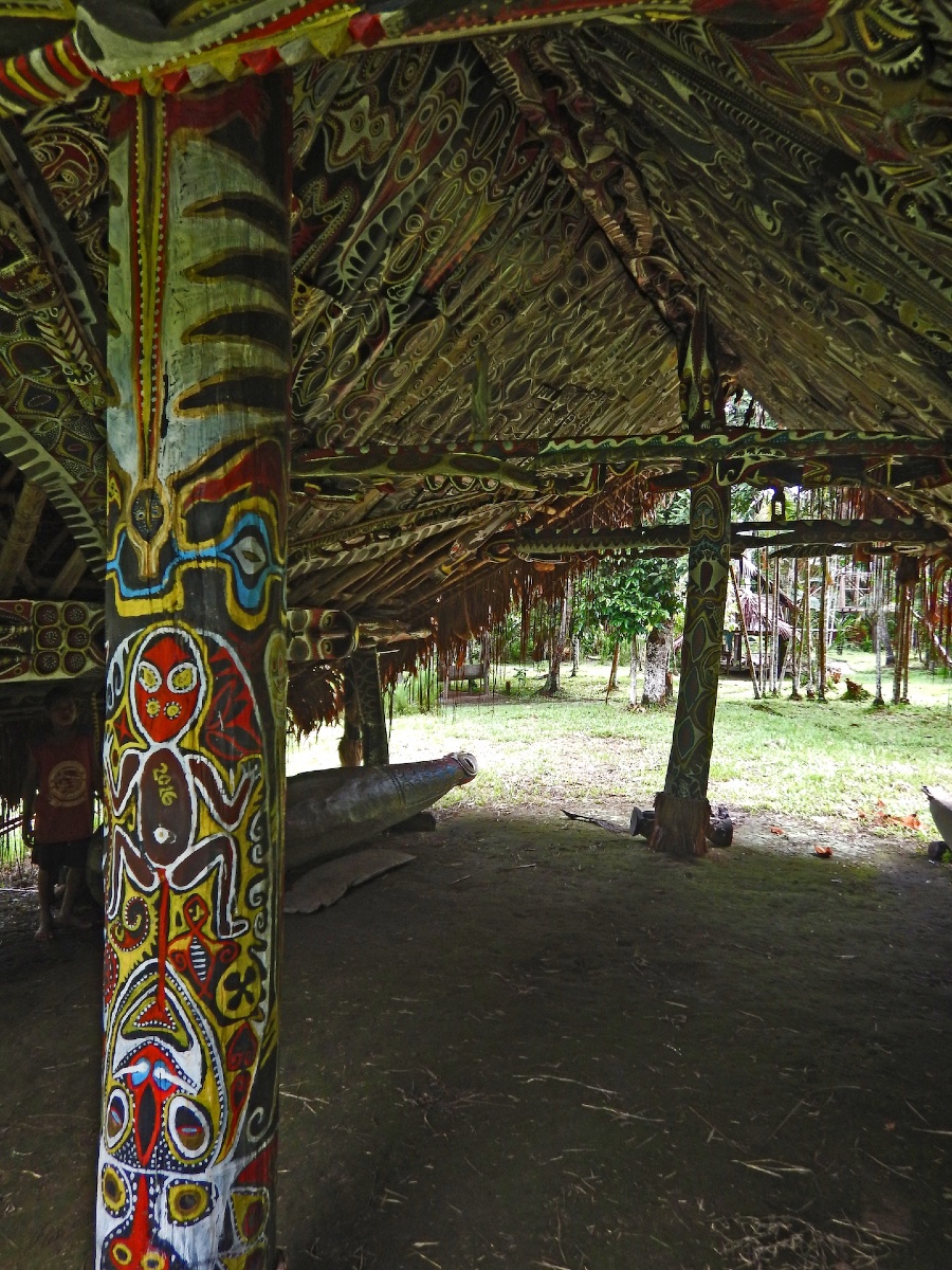 Ecorce Peinte, Art Premier, Art Océanien, Art Tribal, peinture sur écorce, 90 cm-photo-5