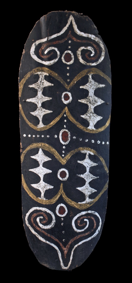 Ecorce Peinte, Art Premier, Art Océanien, Art Tribal, peinture sur écorce, 90 cm