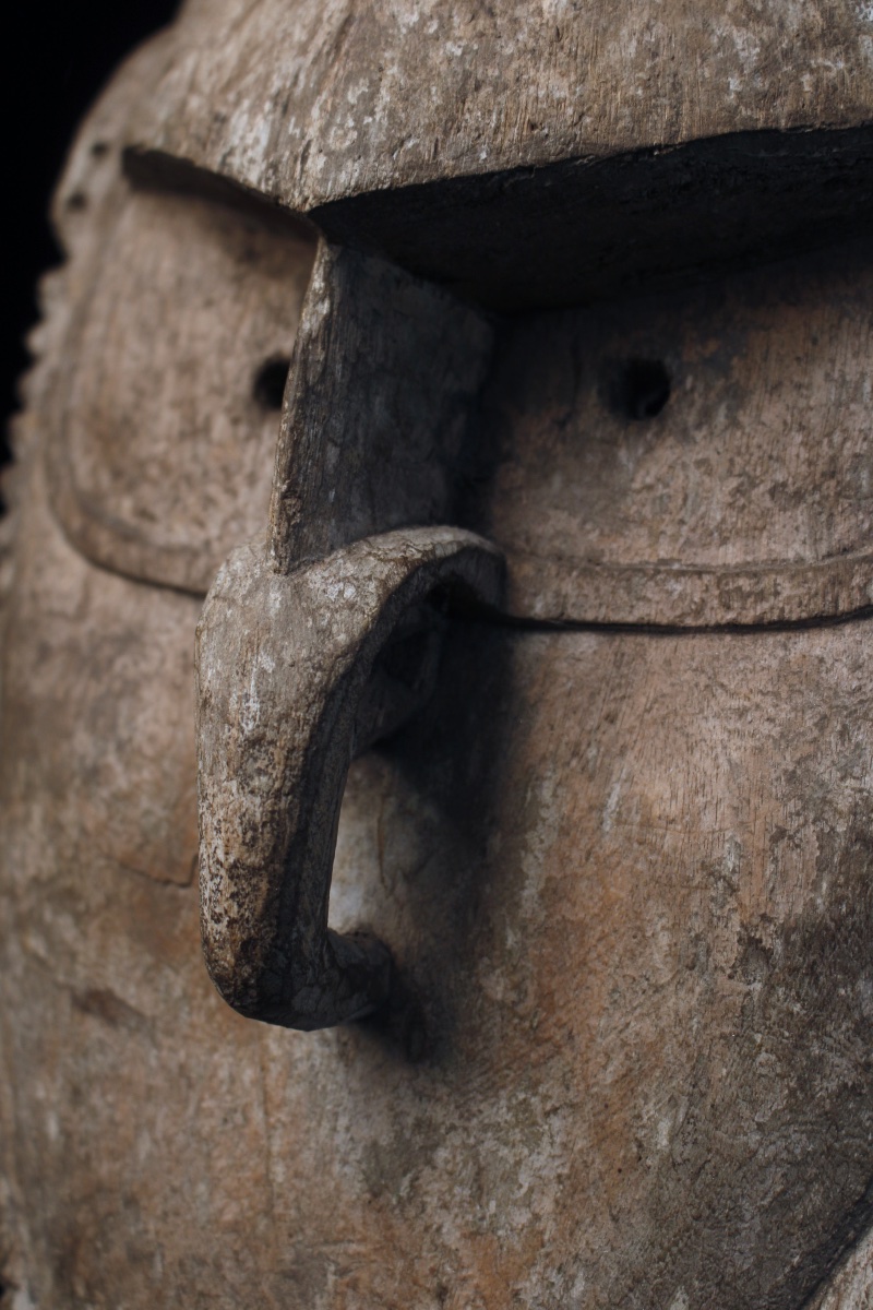 Masque d'ancêtre, Océanie, Arts Premiers, Art Océanien, Art Tribal, Sculpture bois 51 cm-photo-8