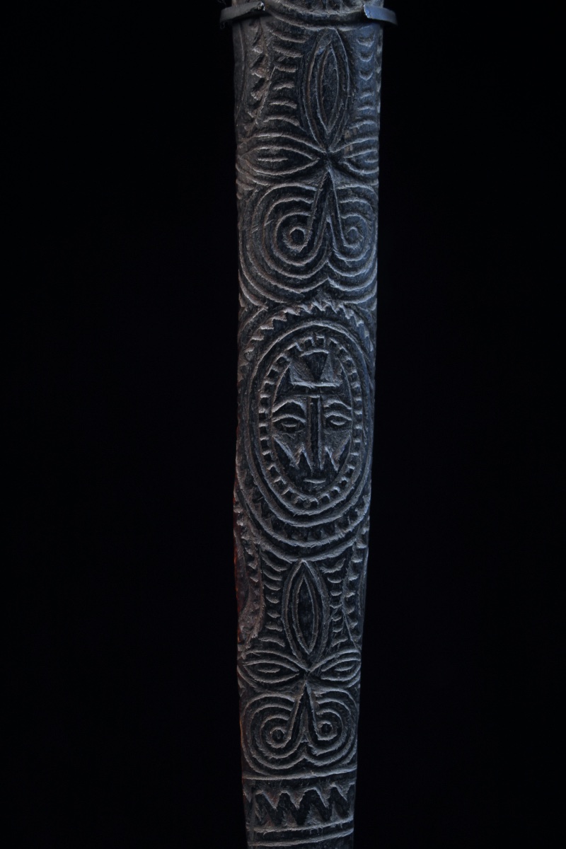 Cassowary Bone Dagger, Papua New Guinea, Oceania, Primitive Art, Oceanic Art, 36.5 Cm-photo-3