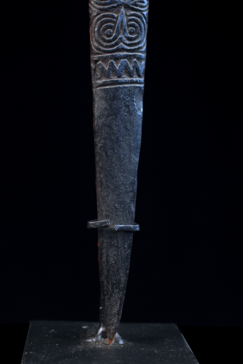 Cassowary Bone Dagger, Papua New Guinea, Oceania, Primitive Art, Oceanic Art, 36.5 Cm-photo-4