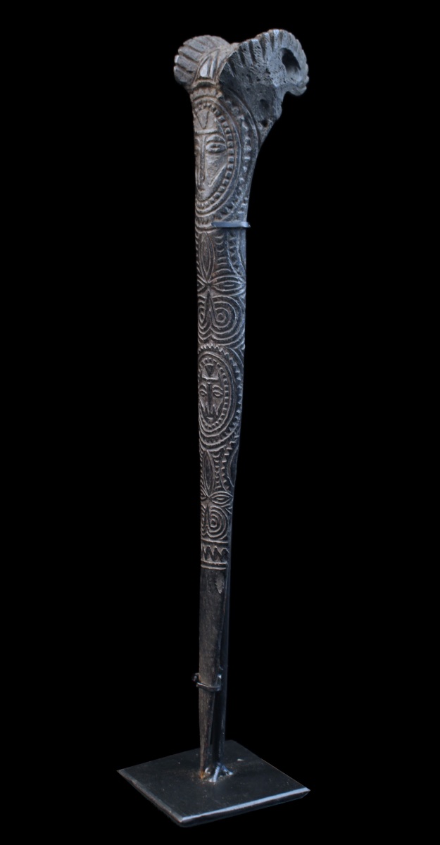 Cassowary Bone Dagger, Papua New Guinea, Oceania, Primitive Art, Oceanic Art, 36.5 Cm-photo-1