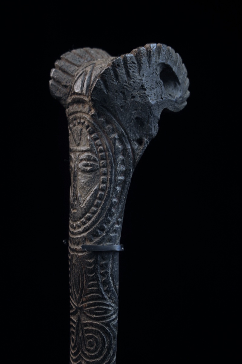 Cassowary Bone Dagger, Papua New Guinea, Oceania, Primitive Art, Oceanic Art, 36.5 Cm-photo-2