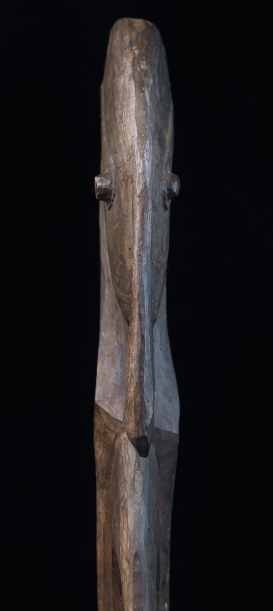 Yipwon Cult Figure, Tribal Art, Oceanic Art, Oceania, Wooden Sculpture, 115 Cm-photo-3