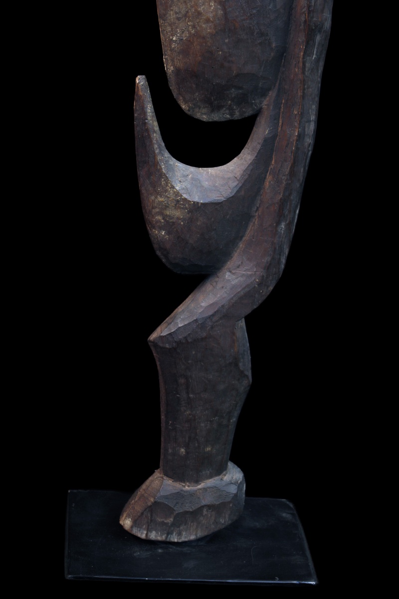 Yipwon Cult Figure, Tribal Art, Oceanic Art, Oceania, Wooden Sculpture, 115 Cm-photo-8