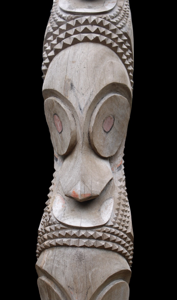 Ambrym Slit Drum, Vanuatu, Tribal Art, Oceanic Art, Oceania, Instrument, 295 Cm-photo-3