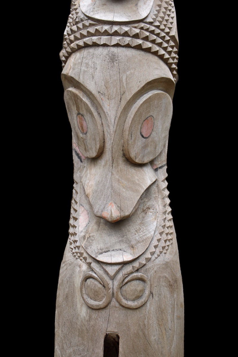 Ambrym Slit Drum, Vanuatu, Tribal Art, Oceanic Art, Oceania, Instrument, 295 Cm-photo-4