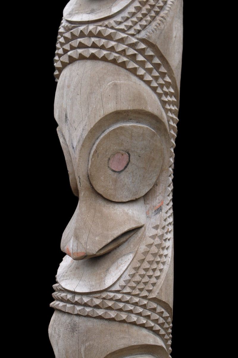 Ambrym Slit Drum, Vanuatu, Tribal Art, Oceanic Art, Oceania, Instrument, 295 Cm-photo-4