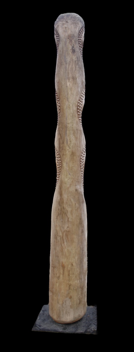 Ambrym Slit Drum, Vanuatu, Tribal Art, Oceanic Art, Oceania, Instrument, 295 Cm-photo-6