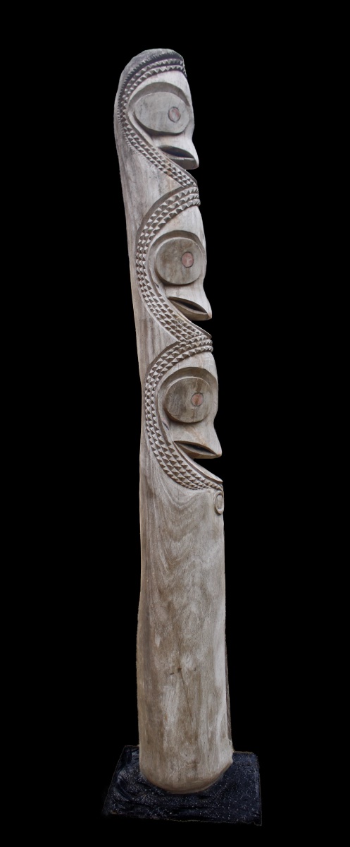 Ambrym Slit Drum, Vanuatu, Tribal Art, Oceanic Art, Oceania, Instrument, 295 Cm-photo-7