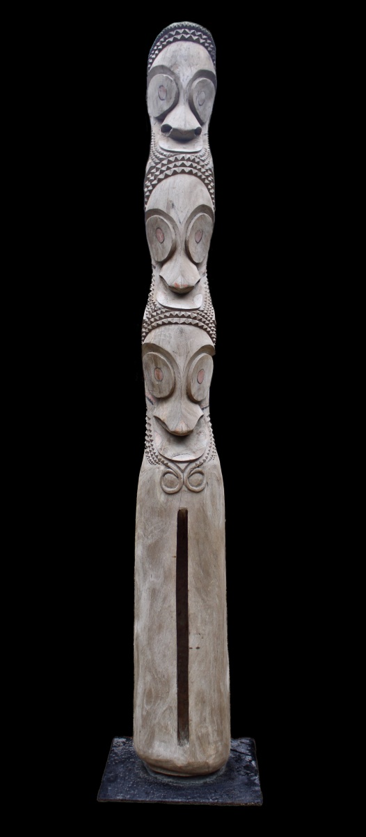 Ambrym Slit Drum, Vanuatu, Tribal Art, Oceanic Art, Oceania, Instrument, 295 Cm