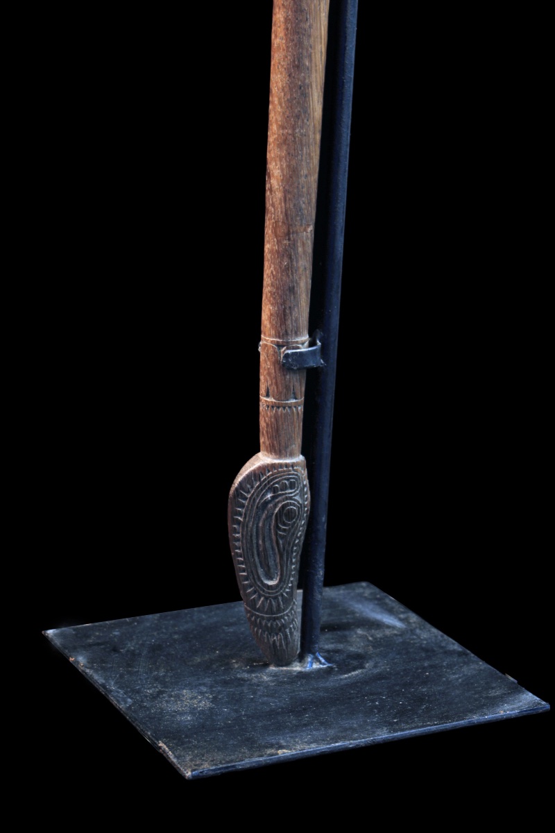 Paddle From The Sepik River, Papua New Guinea, Oceanic Art, Tribal Art, Oceania, 141 Cm-photo-3