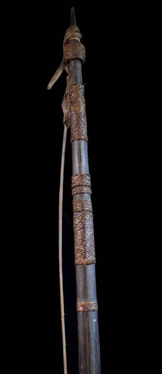 Bow And Arrows, Tribal Art, Oceanic Art, Traditional Bow, Papua New Guinea, 175 Cm-photo-2