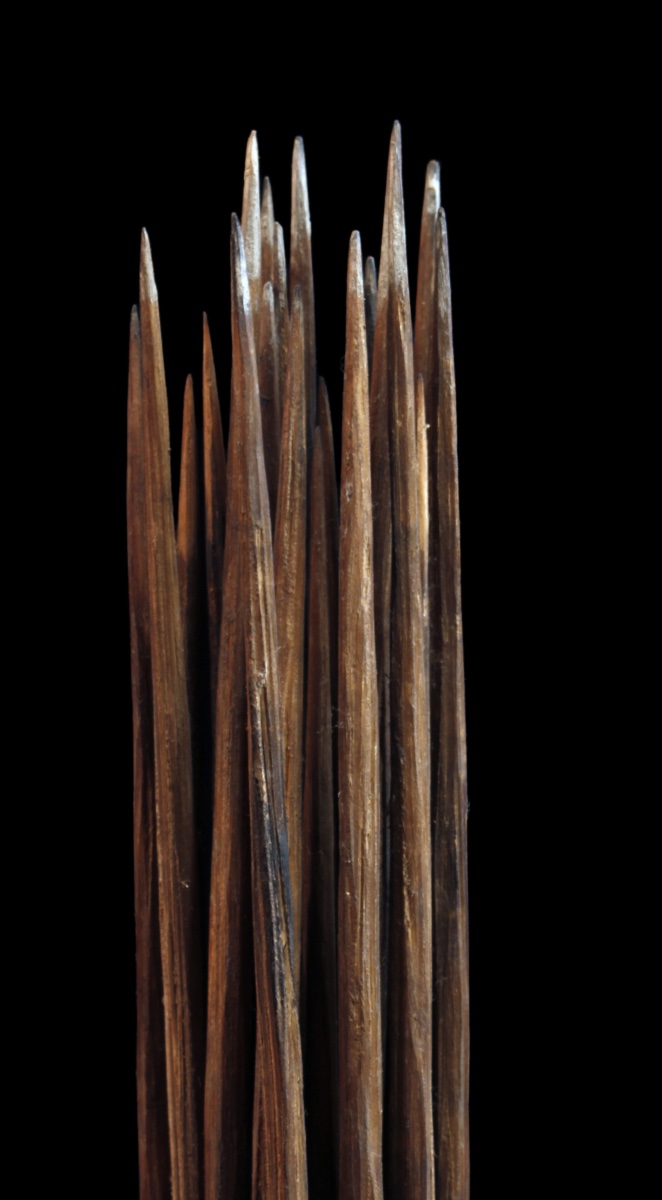 Bow And Arrows, Tribal Art, Oceanic Art, Traditional Bow, Papua New Guinea, 175 Cm-photo-3