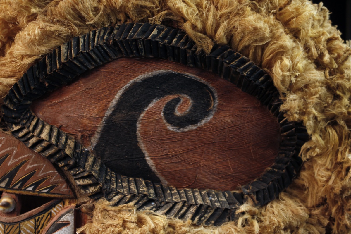 Masque Tatanua, Masque Malagan, Iles Tabar, Art Océanien, art tribal, 45 x 21 x 49 cm -photo-5