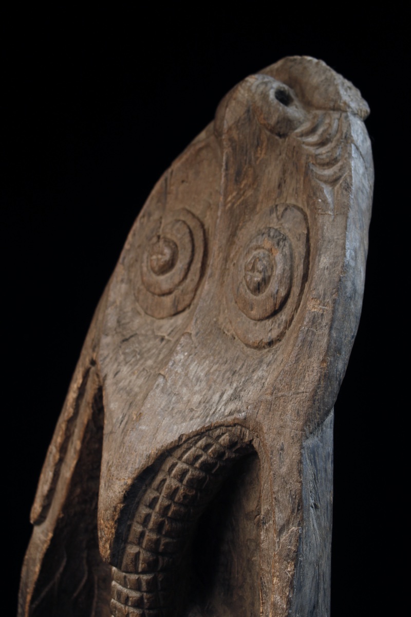 Canoe Prow, Papua New Guinea, Oceania, Primitive Art, Oceanic Art, 76 Cm-photo-5