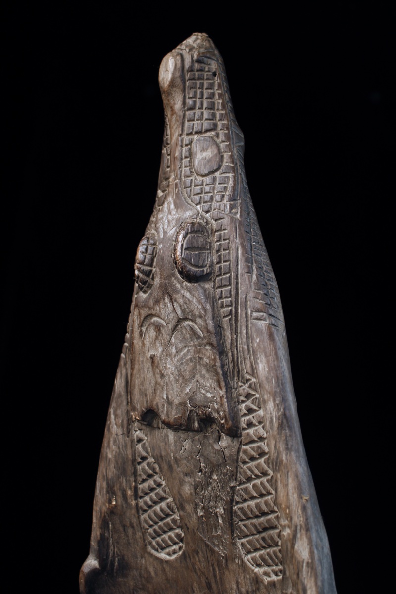 Canoe Prow, Papua New Guinea, Oceania, Primitive Art, Oceanic Art, 102 Cm-photo-7