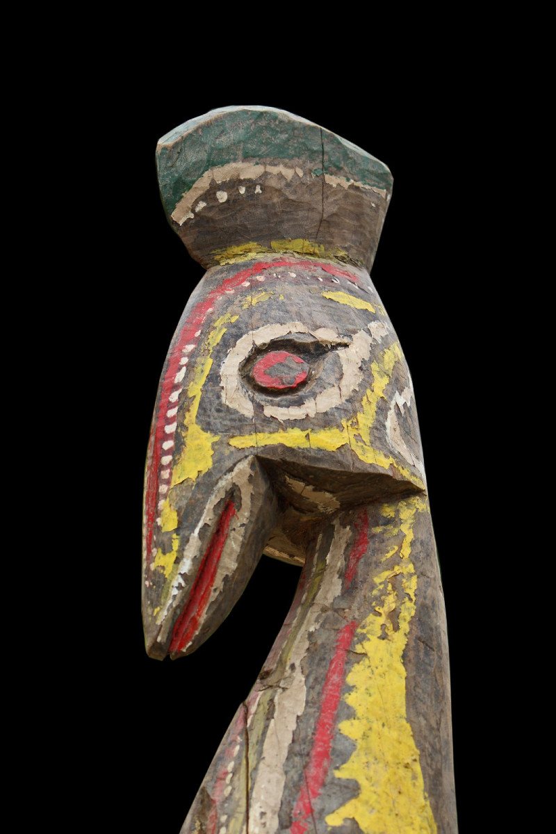 Ceremonial Hut Beam, Papua New Guinea, Oceania, Primitive Art, Oceanic Art-photo-4