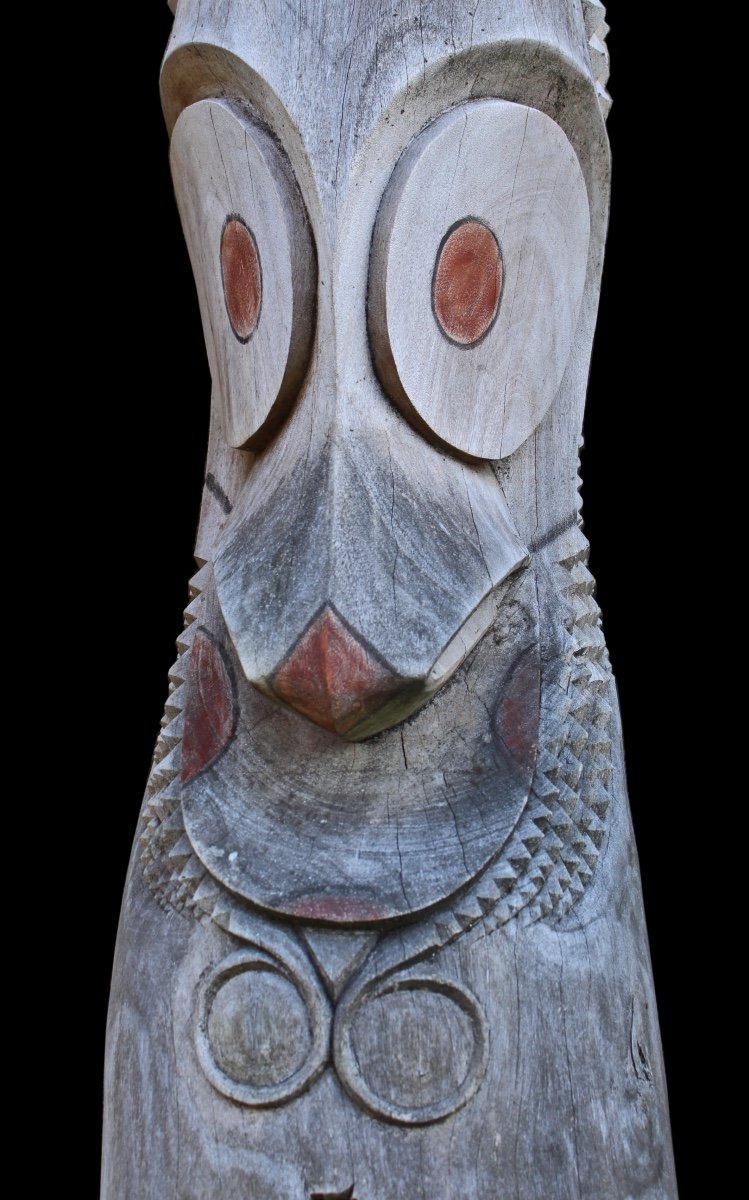 Drum, Vanuatu, Primitive Arts, Oceanic Art, Pacific, Instruments, Totem, Sculpture-photo-3