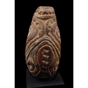 Pottery Flute, Tribal Art, Oceanic Art, Oceania, Papua New Guinea, Instrument