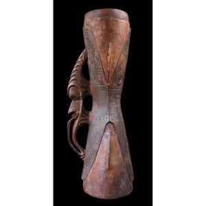 Tambour à Mains, Instruments Traditionnels, Art Océanien, Art Tribal, Papouasie Nouvelle Guinée