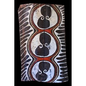 Painted Bark, Kwoma Ethnic Group, Papua New Guinea, Primitive Arts, Oceanic Art, Tribal Art