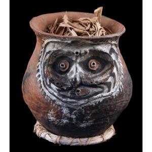 Sago Jar, Traditional Pottery, Oceanic Tribal Art, Oceania, Papua New Guinea