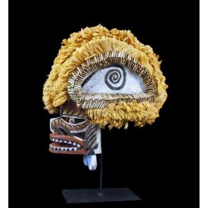 Tatanua Mask, Malagan Mask, Tabar Islands, Papua New Guinea, Oceanic Art, Tribal Art