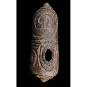 Ceramic Flute, Tribal Art, Oceanic Art, Oceania, Papua New Guinea, Instrument