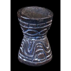 Betel Mortar, Oceanic Art, Tribal Art, Traditional Usual Object, Oceania