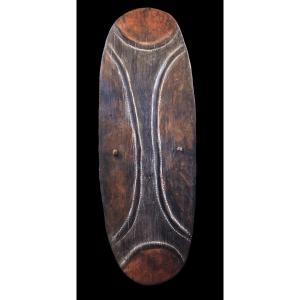 Bouclier De Guerre, Papouasie Nouvelle Guinée, Océanie, Art Premier, Art Océanien, Sculpture