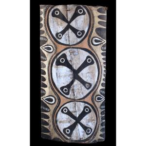 Double Bark Painted, Tribal Art, Oceanic Art, Painting, Oceania, Papua New Guinea
