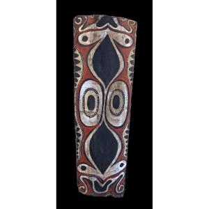 Ecorce Peinte, Océanie, Papouasie Nouvelle Guinée, Art Océanien, Art Tribal, Mélanésie, 100 cm