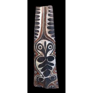 Painted Bark, Oceania, Primitive Arts, Oceanic Art, Tribal Art, Bark Painting, 117 Cm