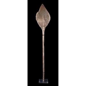 Ancienne pagaie du Sépik, art tribal, art océanien, Océanie, objet usuel, art du Pacifique