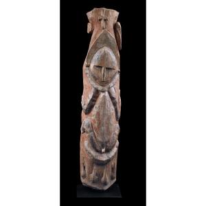 Chambranle De Case, Art Tribal, Art Océanien, Art du Pacifique, Sculpture Abelam, 97 cm