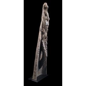 Canoe Prow, Papua New Guinea, Oceania, Tribal Art, Oceanic Art, 89 Cm