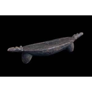 Headrest, Oceanic Art, Tribal Art, Oceania, Everyday Object, Traditional Art, Sculpture, 51 Cm