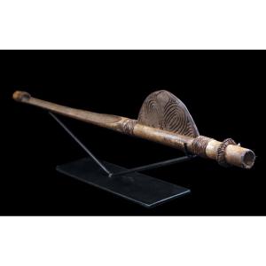  Spear Thrower, Tribal Art, Oceanic Art, Oceania, Papua New Guinea, Primitive Art, 68 Cm