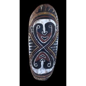 Ecorce Peinte, Blackwater, Art Premier, Art Océanien, Art Tribal, peinture sur écorce, 90cm