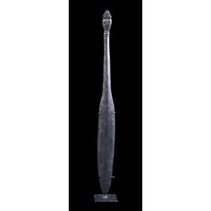 Wooden Spatula, Tribal Art, Oceanic Art, Pacific Art, Papua New Guinea, 60 Cm